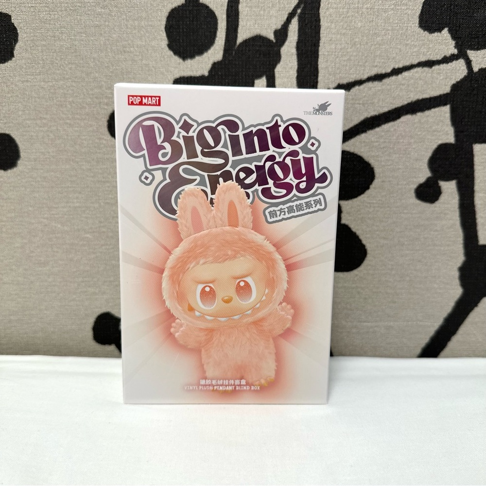 POP MART The Monsters Big into Energy Vinyl Plush Pendant Blind Box New Sealed